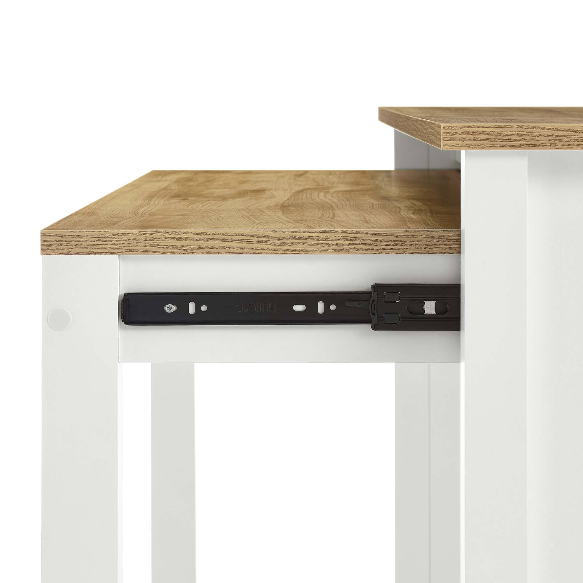 Alt View 7. Modway - Farmstead Kitchen Island by Modway - Oak White.