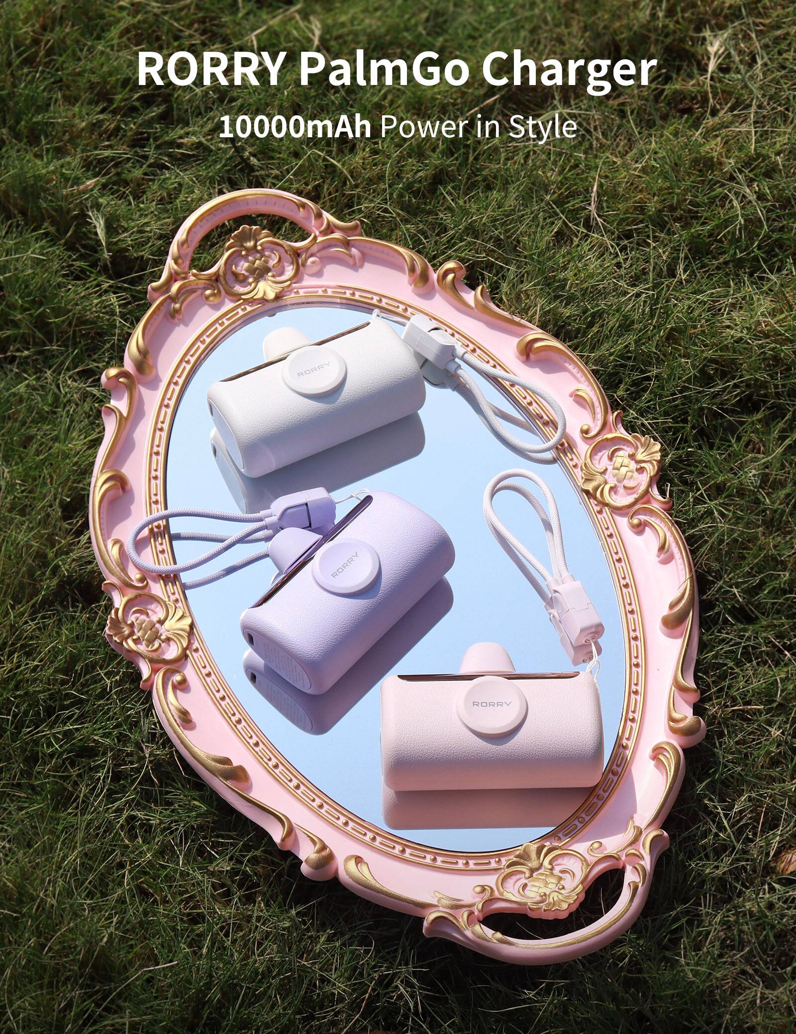 RORRY PalmGo Charger  
10000mAh Power in Style