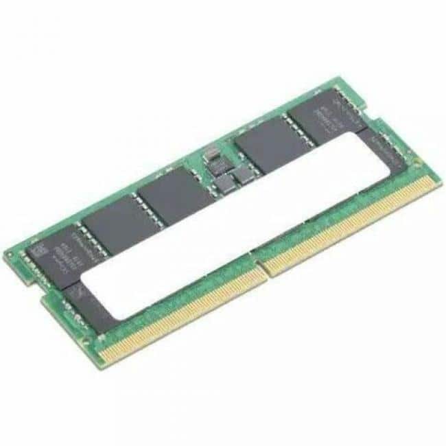 Lenovo - RAM Module - For Notebook - 32 GB (1 x 32GB) - DDR5-5600/PC5-44800 DDR5 SDRAM - 5600 MHz - ECC - 262-pin - SoDIMM - Unknown