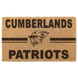 Jardine - Cumberlands Patriots 18" x 30" Team Logo Doormat - Brown