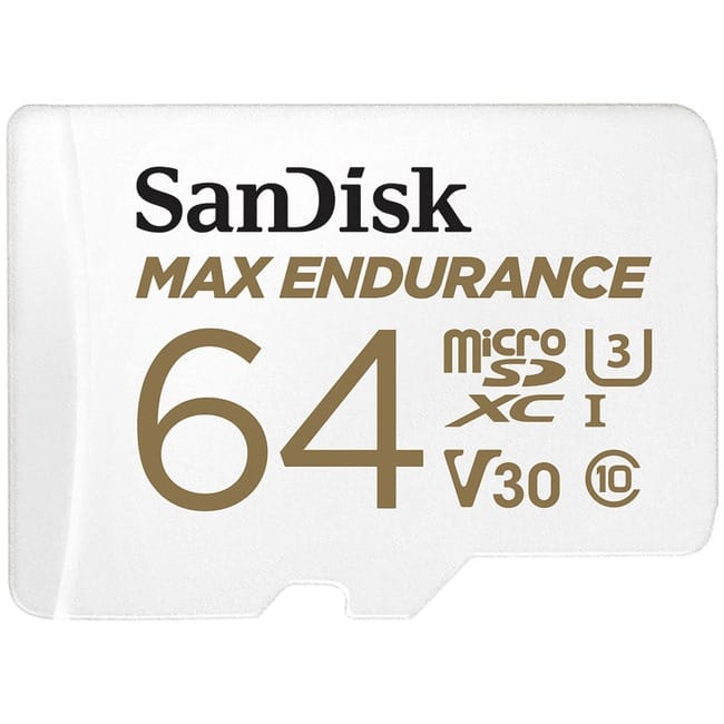 SANDISK - MAX ENDURANCE 64 GB microSD - 100 MB/s Read price history on PriceWatchPro