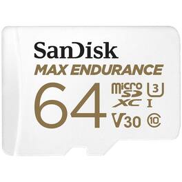 SANDISK - MAX ENDURANCE 64 GB microSD - 100 MB/s Read