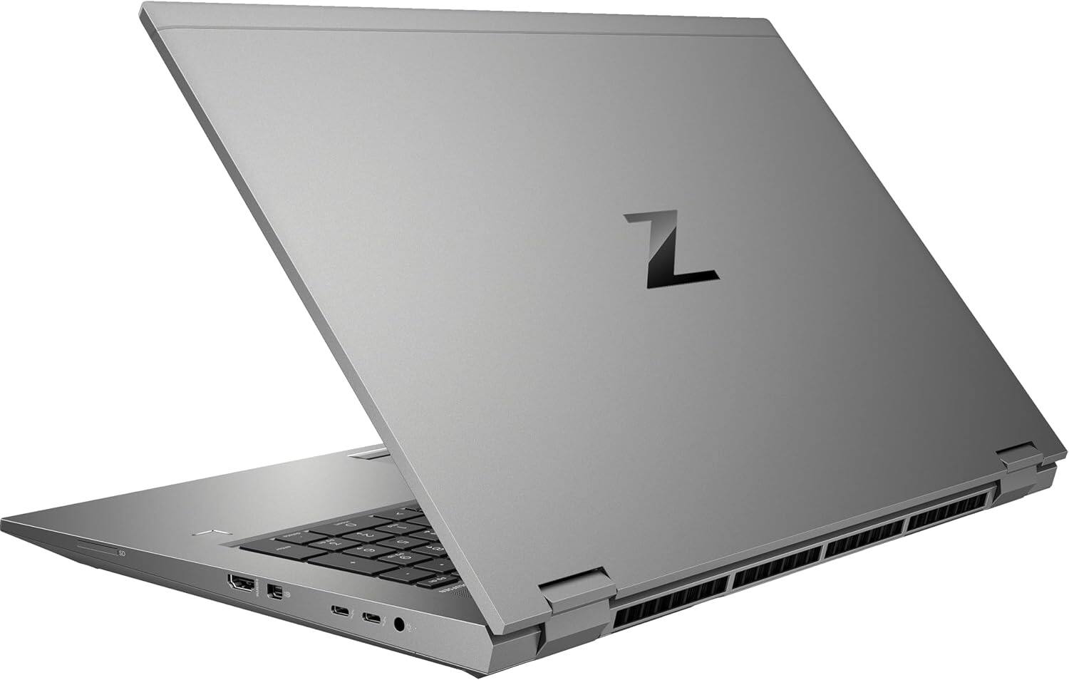 Alt View 3. HP - ZBook Fury G7 17.3" FHD IPS Intel Core i9-10885H 2.4GHz 64GB DDR4 256GB SSD NVIDIA Quadro RTX 3000 Windows 11 Pro Laptop - Gray.