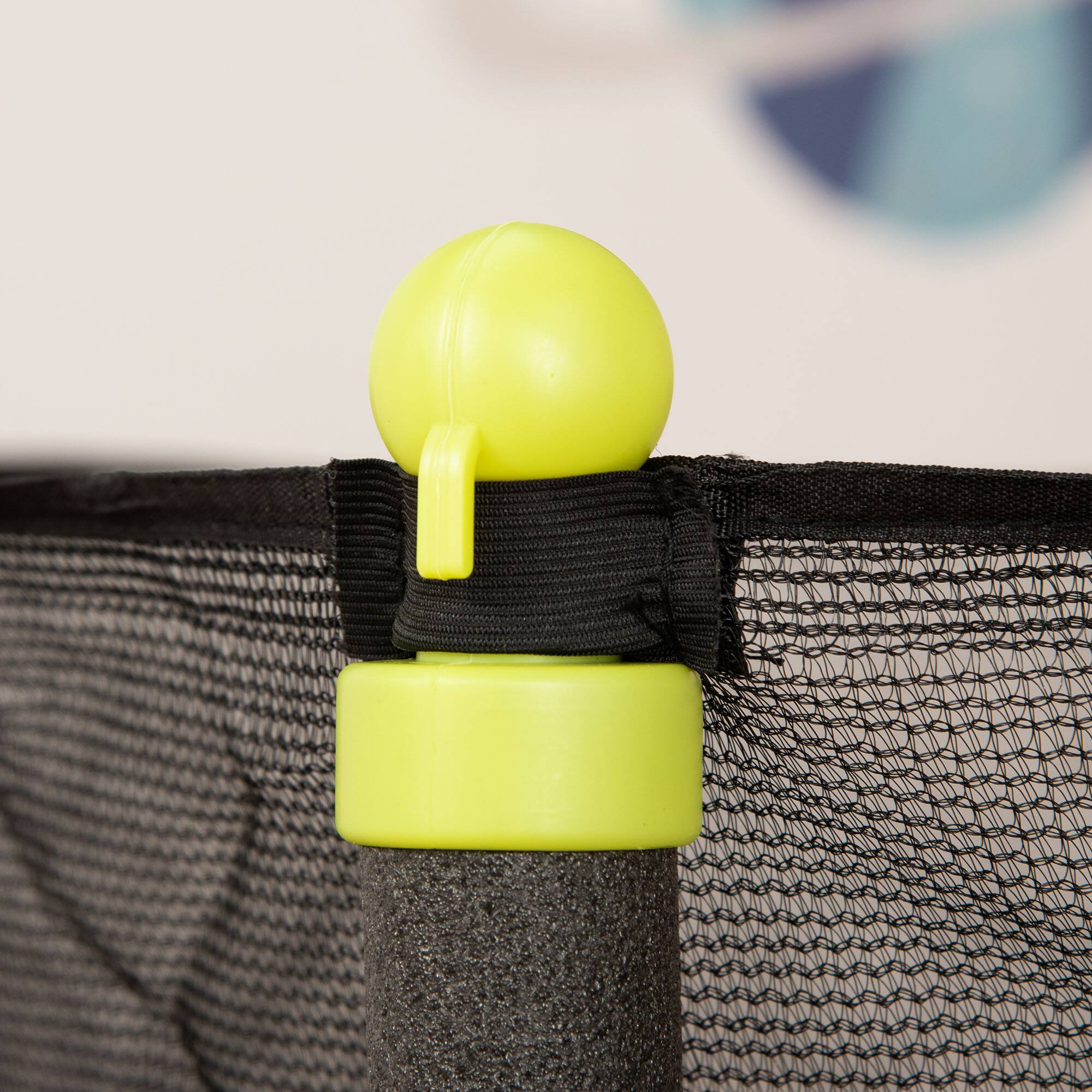 Alt View 4. Soozier - 5.3' Trampoline, 64" Indoor Trampoline, Safety Enclosure, Indoor & Outdoor Use - Black.