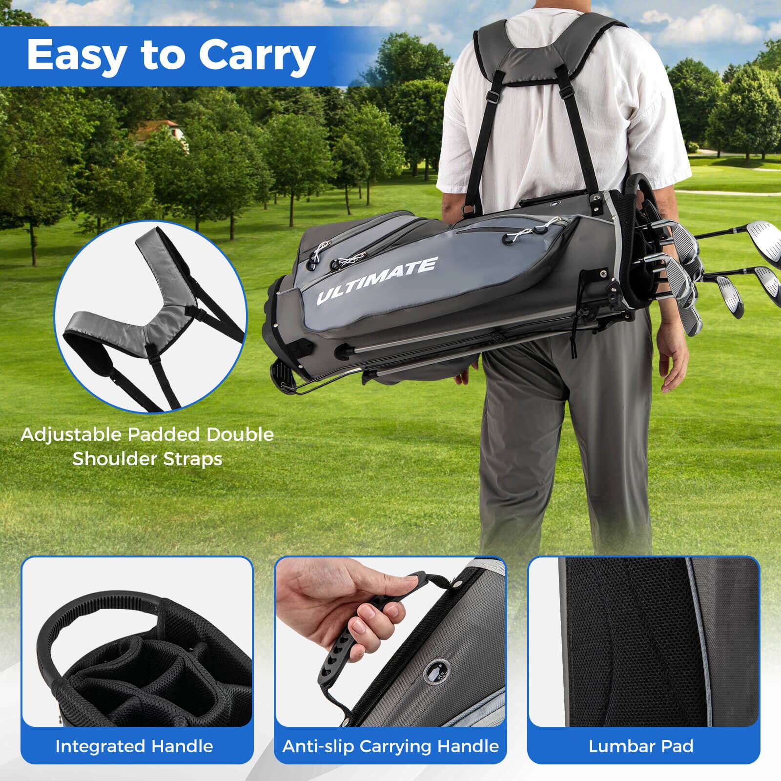 Easy to Carry

Adjustable Padded Double Shoulder Straps

Integrated Handle

Anti-slip Carrying Handle

Lumbar Pad