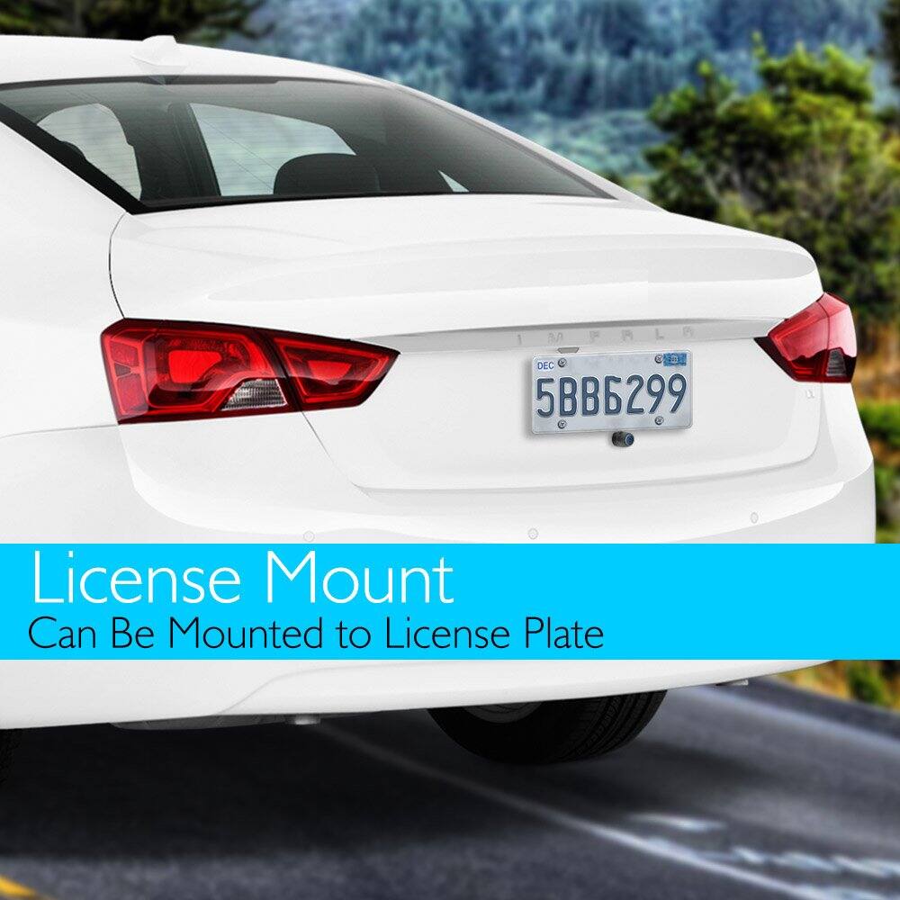 IMPALA 3P - DEC 5BB6299 License Mount Can Be Mounted to License Plate