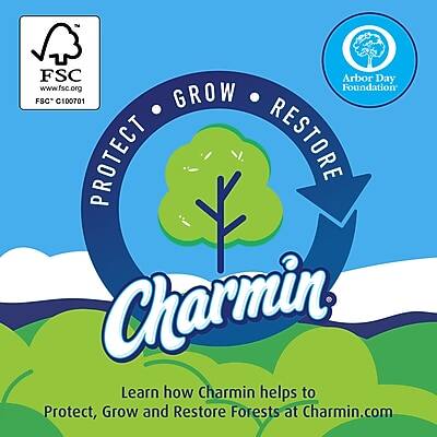 FSC Arbor Day Foundation  
www.fsc.org  
FSC® C100701  

PROTECT • GROW • RESTORE  

Charmin  

Learn how Charmin helps to Protect, Grow and Restore Forests at Charmin.com
