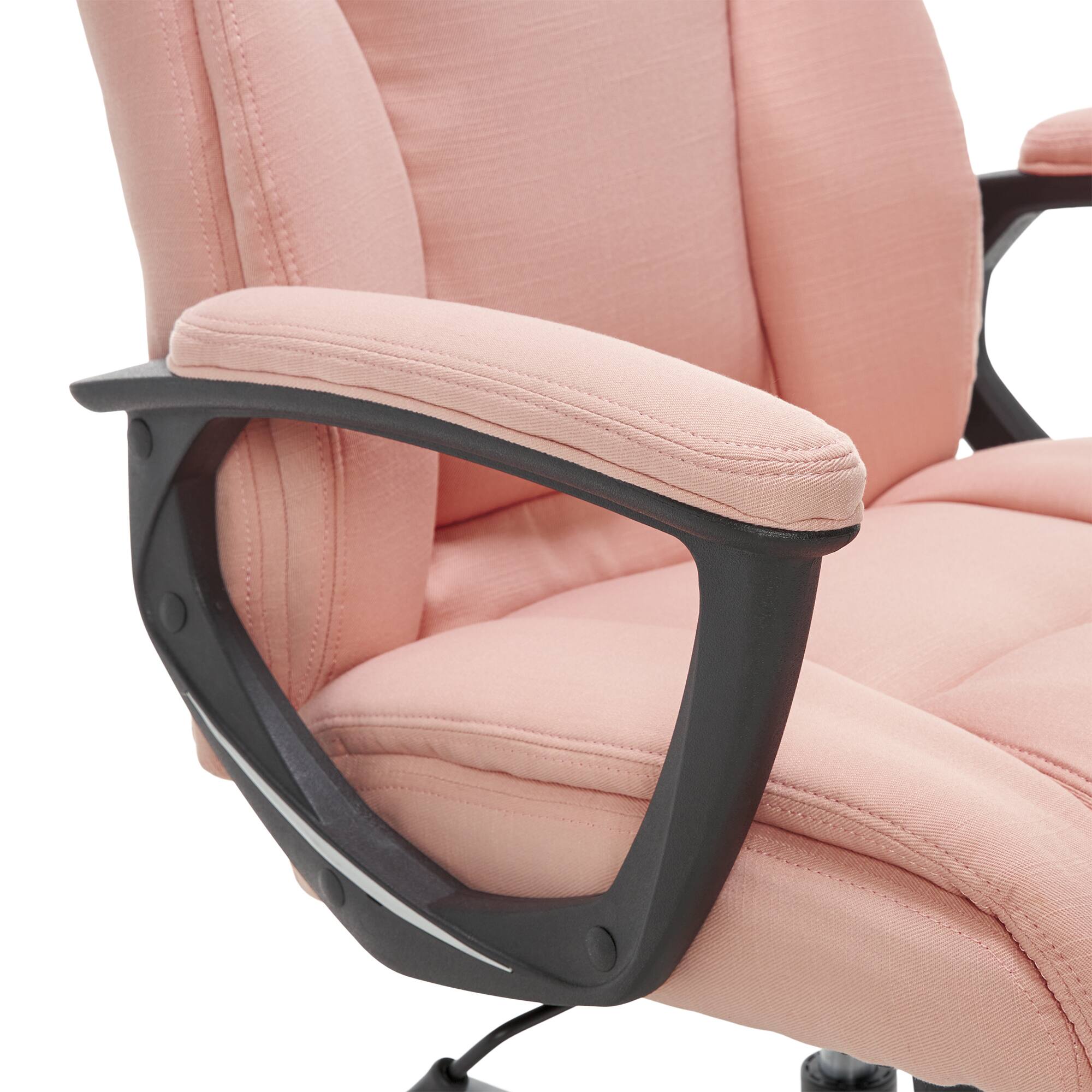 Alt View 12. Serta - Hannah II Modern Microfiber Executive Chair - Pink.