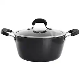 Gibson - Kenmore Arlington 4.5 Quart Dutch Oven with Lid - Black