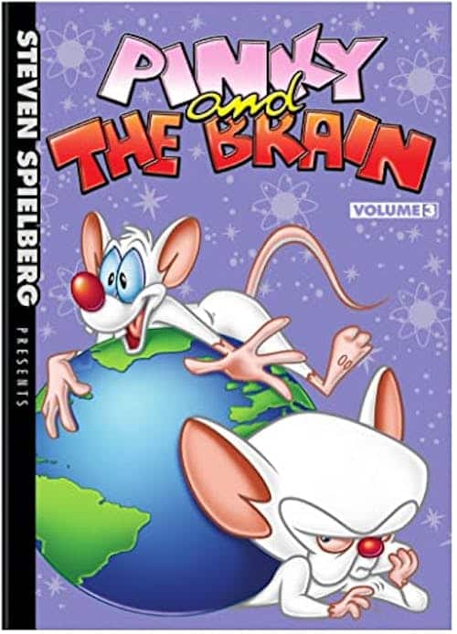 Front. Steven Spielberg Presents Pinky and The Brain: Season three (DVD New Box Art) [DVD].