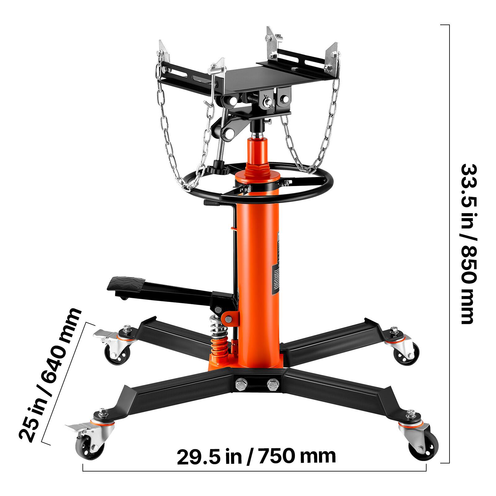 25 in / 640 mm  
29.5 in / 750 mm  
33.5 in / 850 mm