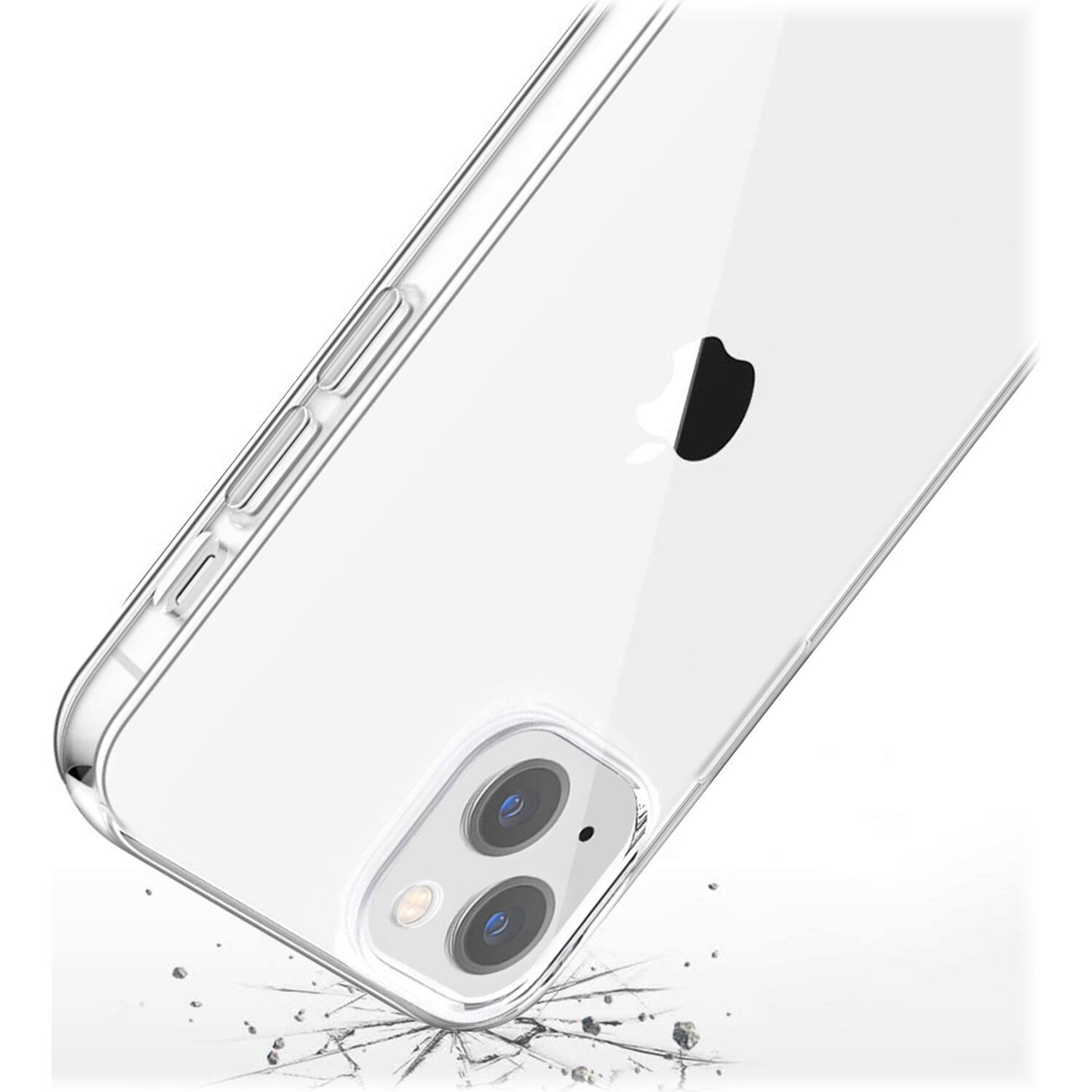 Alt View 16. SaharaCase - Hybrid-Flex Hard Shell Case for Apple iPhone 14 - Clear.