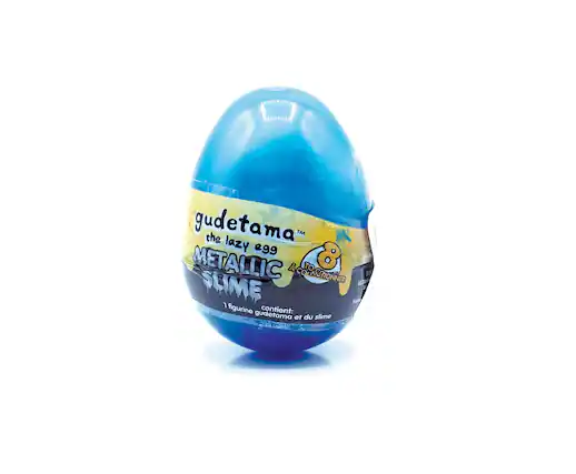 gudetama the lazy egg 99 TM METALLIC SLIME
A TO COLLECTER
1 figurine gudetama contient: et du slime