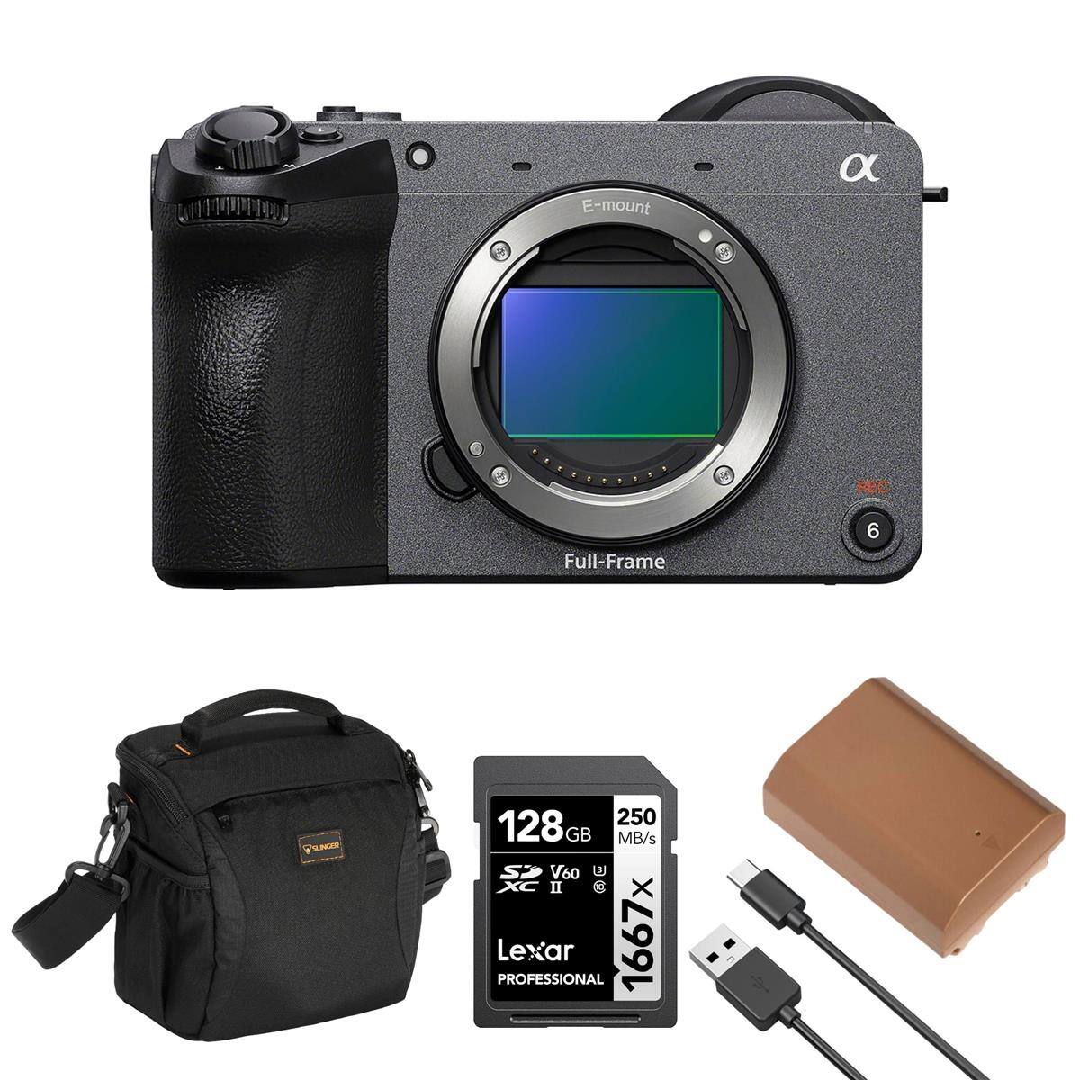 E-mount  
Full-Frame  
128 GB  
250 MB/s  
V60  
U3  
Lexar PROFESSIONAL 1667x