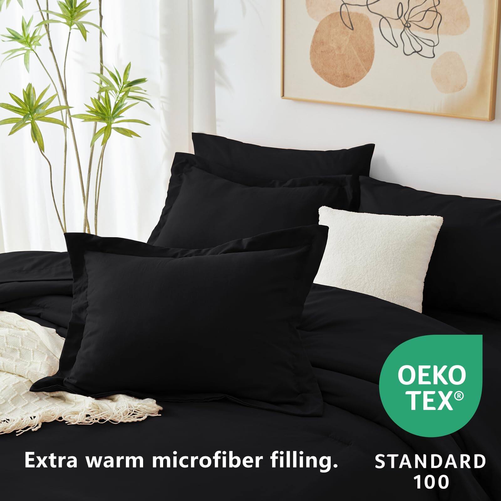 Extra warm microfiber filling.  
STANDARD 100  
OEKO TEX®