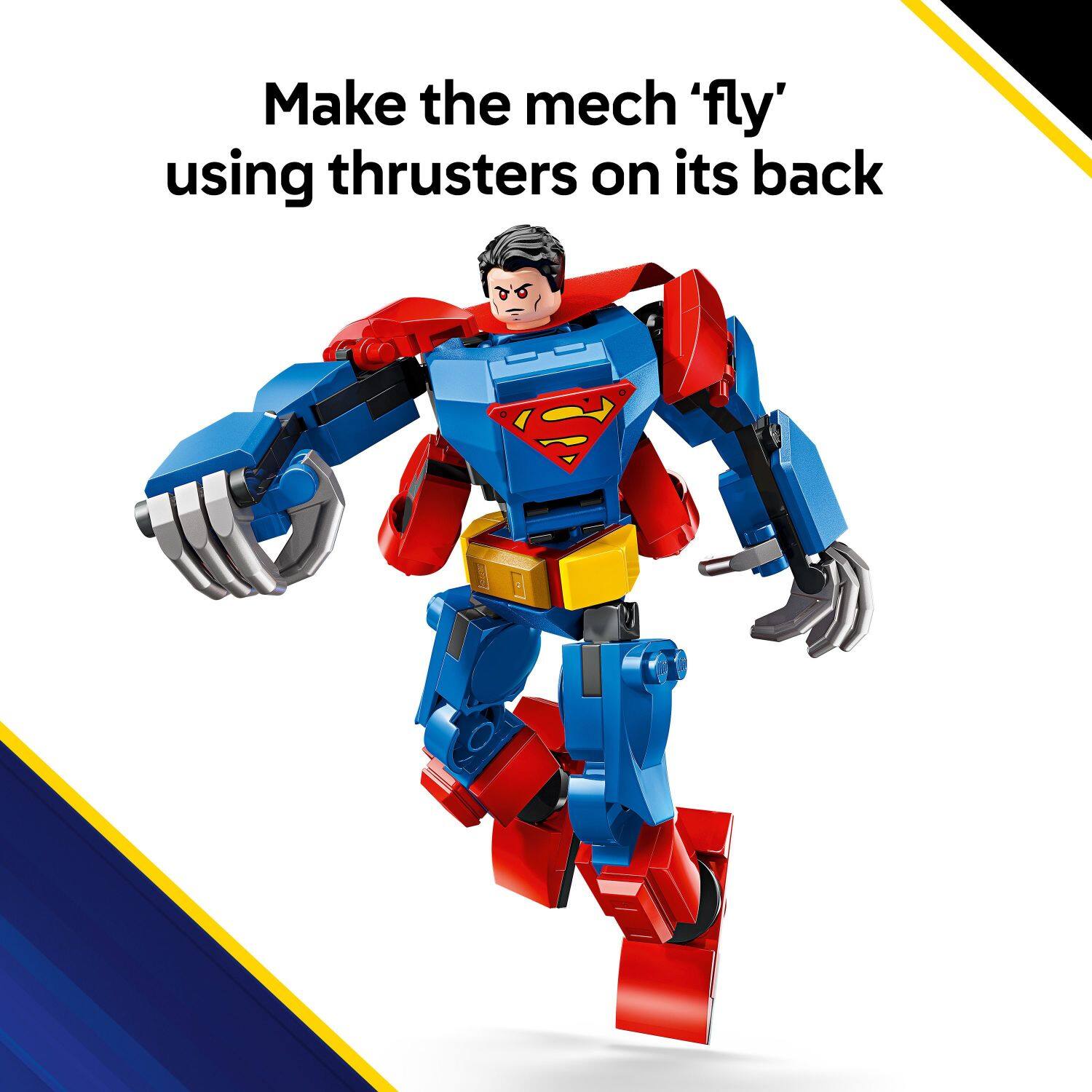 Make the mech 'fly' using thrusters on its back.
