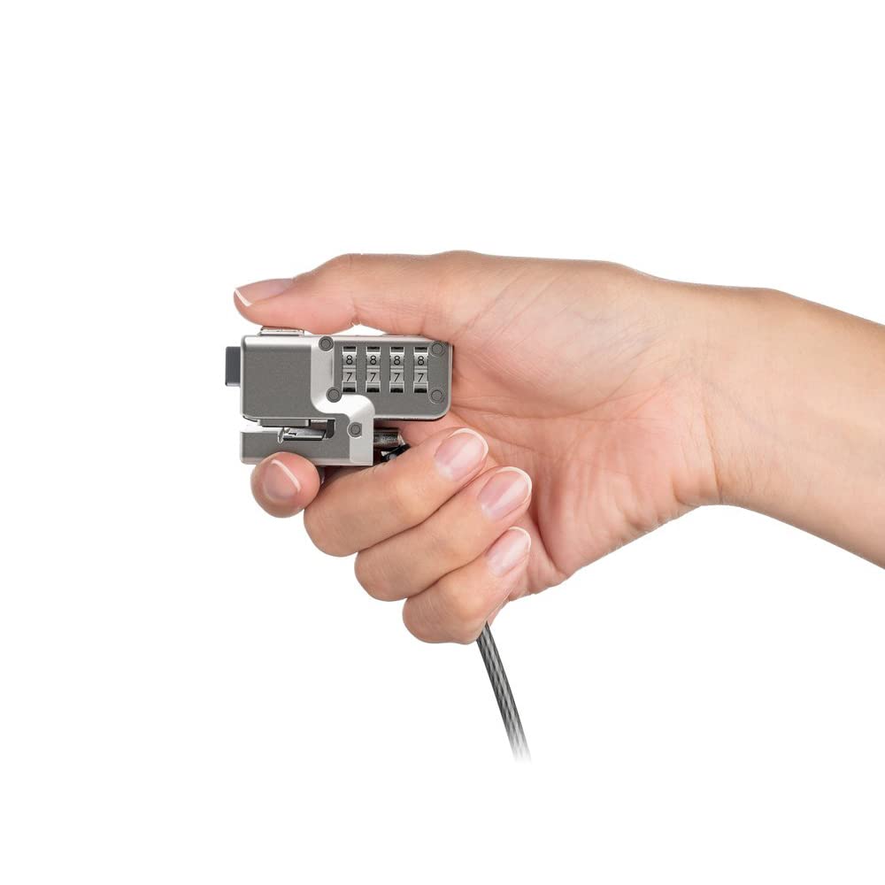 Angle. Kensington - Kensington Combination Lock for Surface Pro and Surface Go - 5.91 ft Cable - Resettable - Combination Lock - Black.