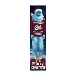 Fan Creations - Montana Grizzlies 48" Yeti Christmas Leaner - Multicolor