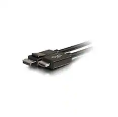 Front. C2G - 6ft DisplayPort to HDMI Adapter Cable - M/M - DisplayPort/HDMI for Notebook, TV, Projector, Audio/Video Device - 6ft - 1 - Black.