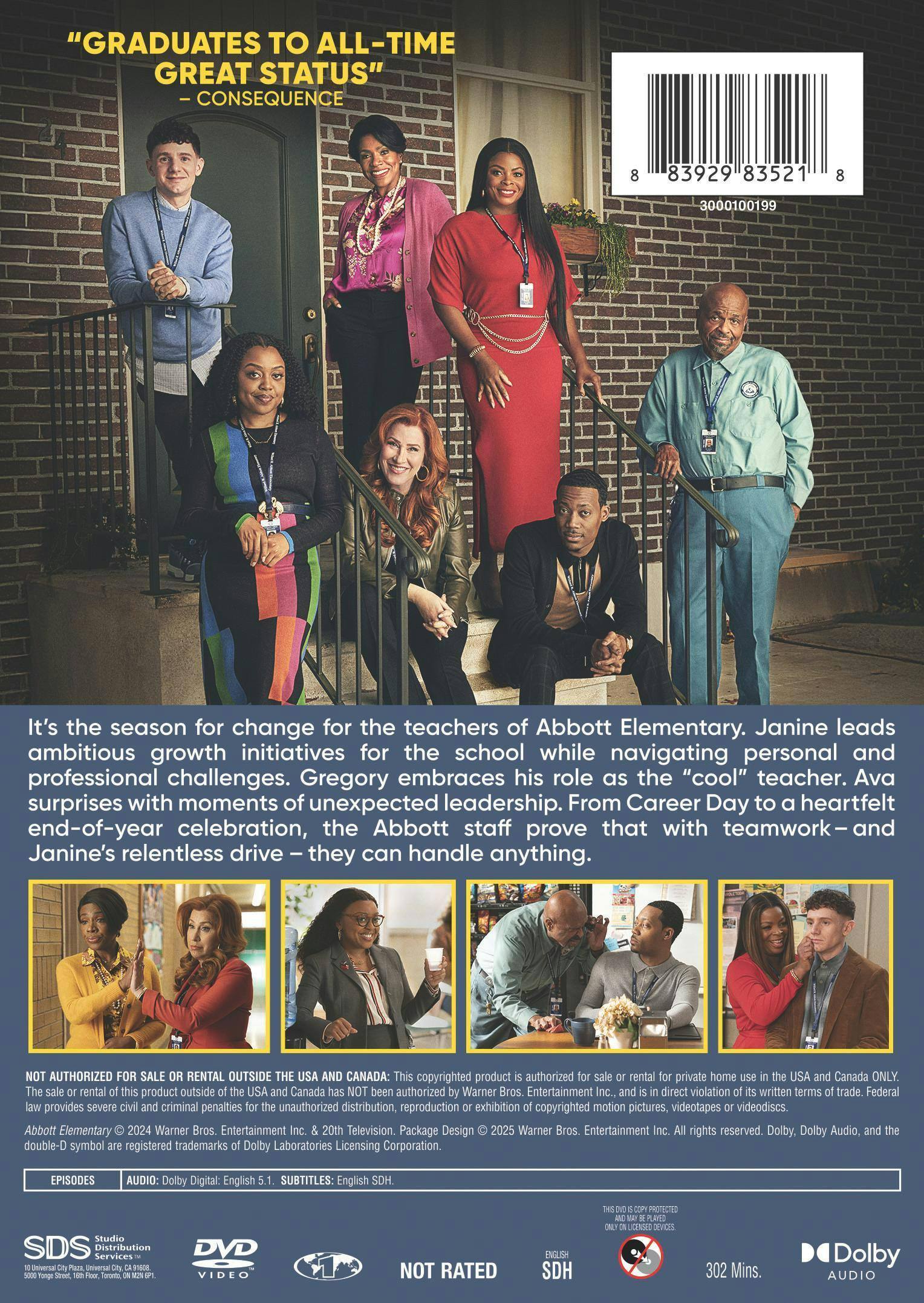 Back. Abbott Elementary: The Complete Third Season [DVD].