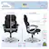 Left. Serta - Bryce Bonded Leather Executive Office Chair - Black.