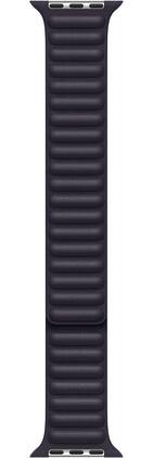 Apple - Watch Band - Leather Link (41mm) - Ink - M/L - Beige