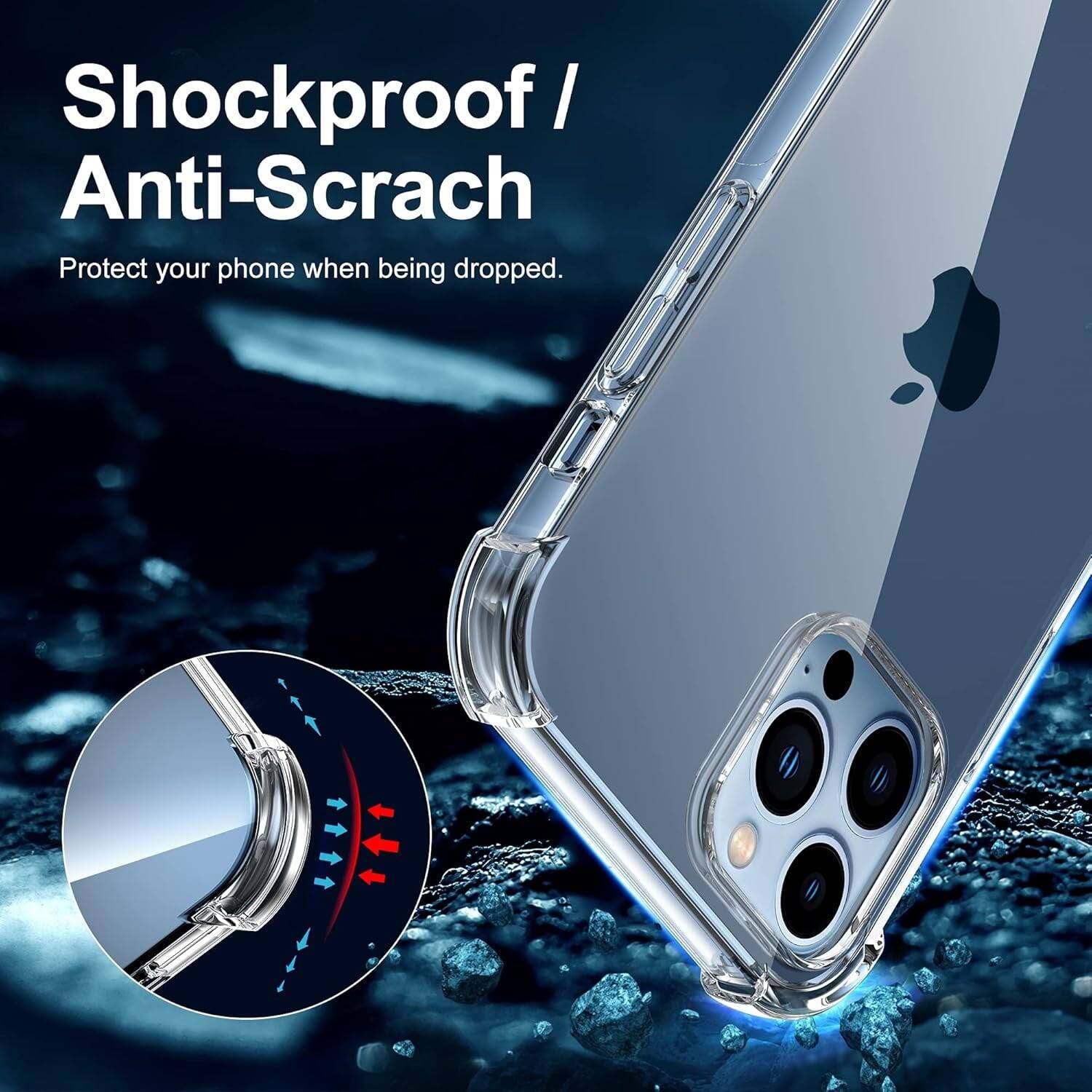 Shockproof / Anti-Scrach
Protect your phone when being dropped.