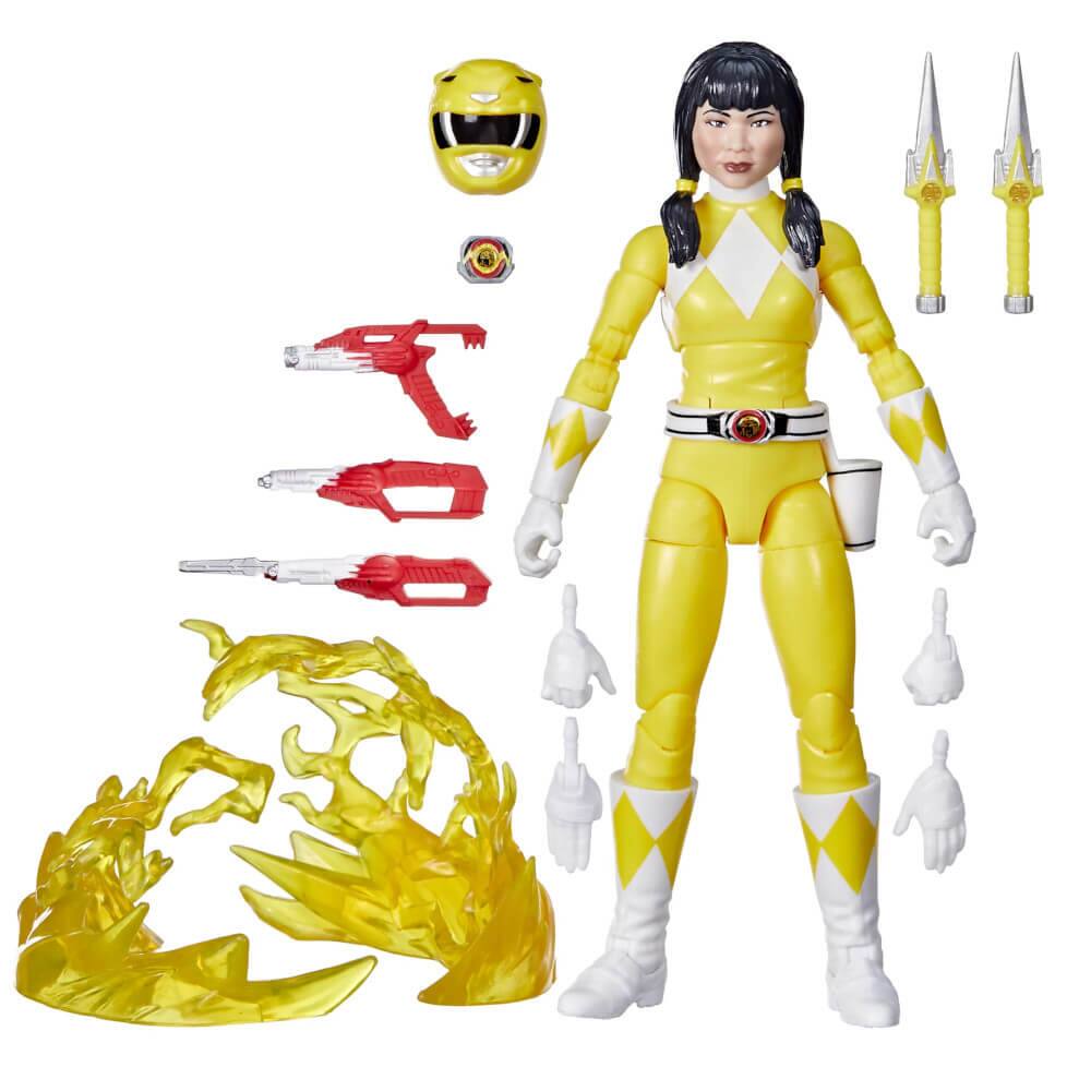 Alt View 1. Power Rangers - Hasbro F7385 Power Rangers Lightning Collection Remastered Mighty Morphin Yellow Ranger - Black.