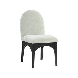 Meridian Furniture - Waldorf Mint Chenille Fabric Dining Chair - Blue
