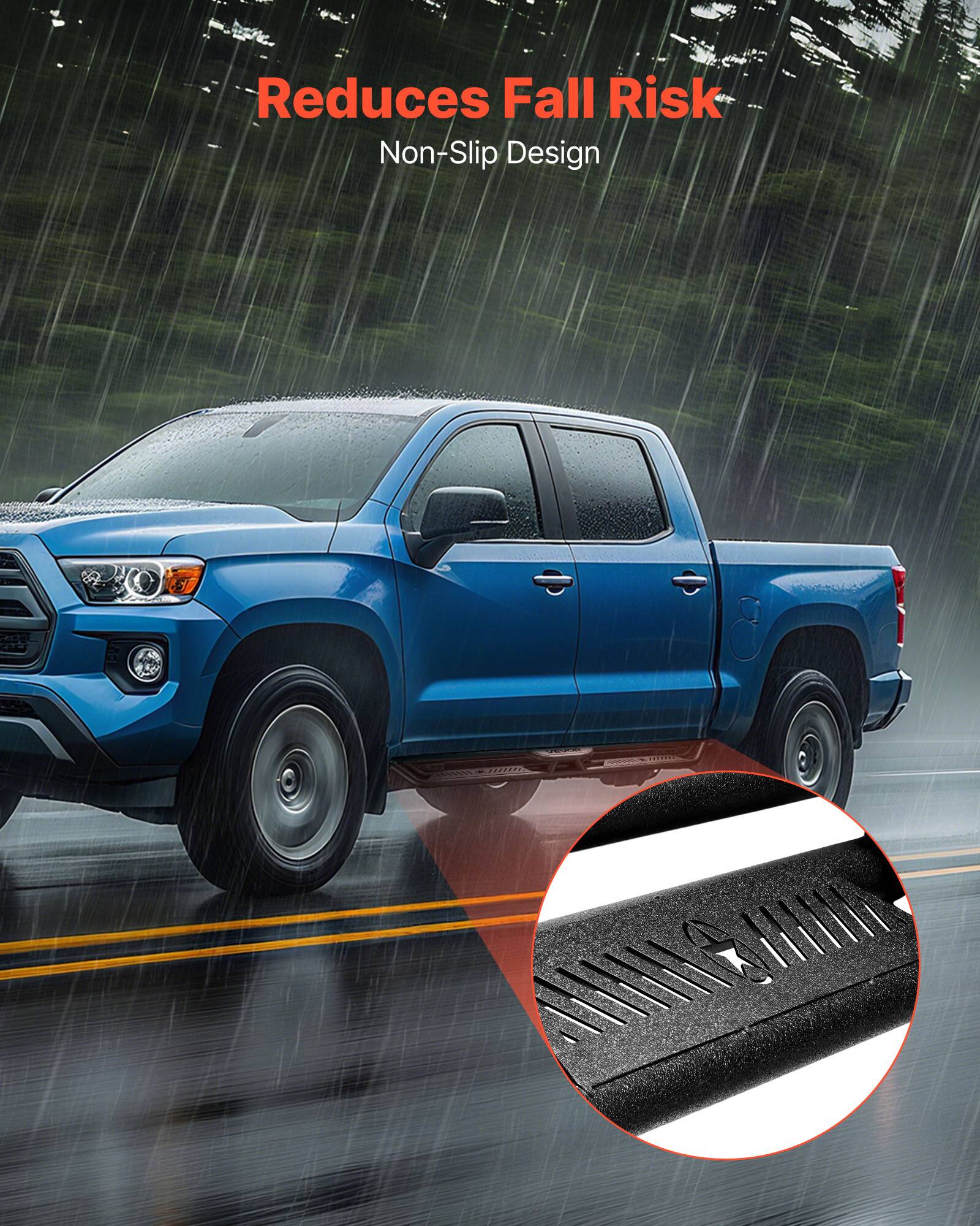 Reduces Fall Risk  
Non-Slip Design