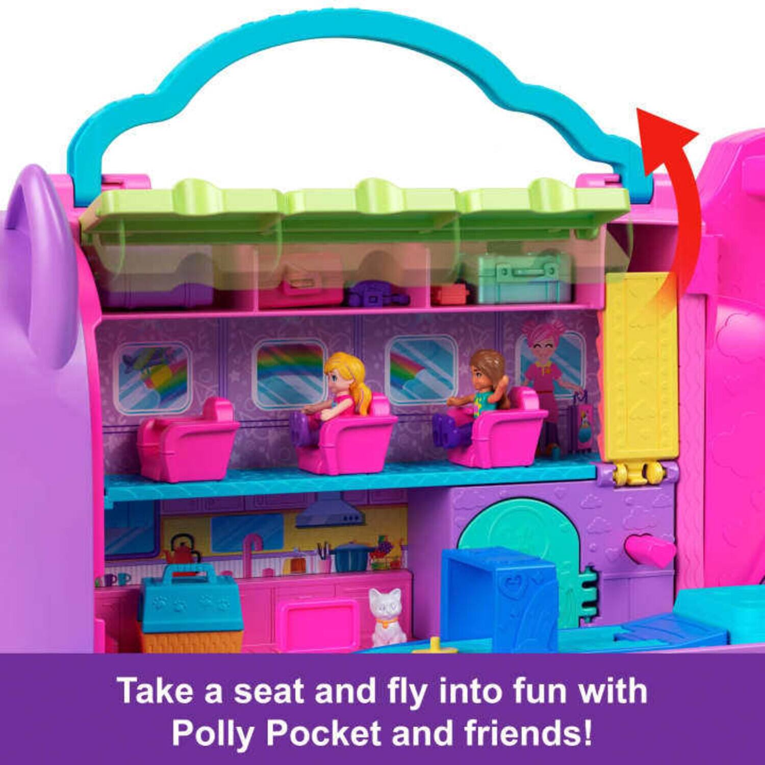 Take a seat and fly into fun with Polly Pocket and friends!