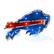 Front. Imperial - Buffalo Bills Logo Lighted Recycled Metal Sign - Blue.