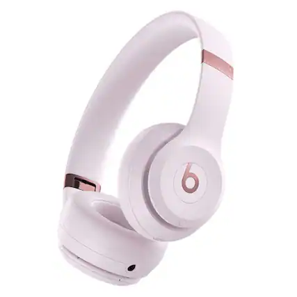 Front. Beats - Beats Solo 4 Bluetooth Wireless On Ear Cloud Pink Headphones with Built In DAC(Refurbished) - Black.