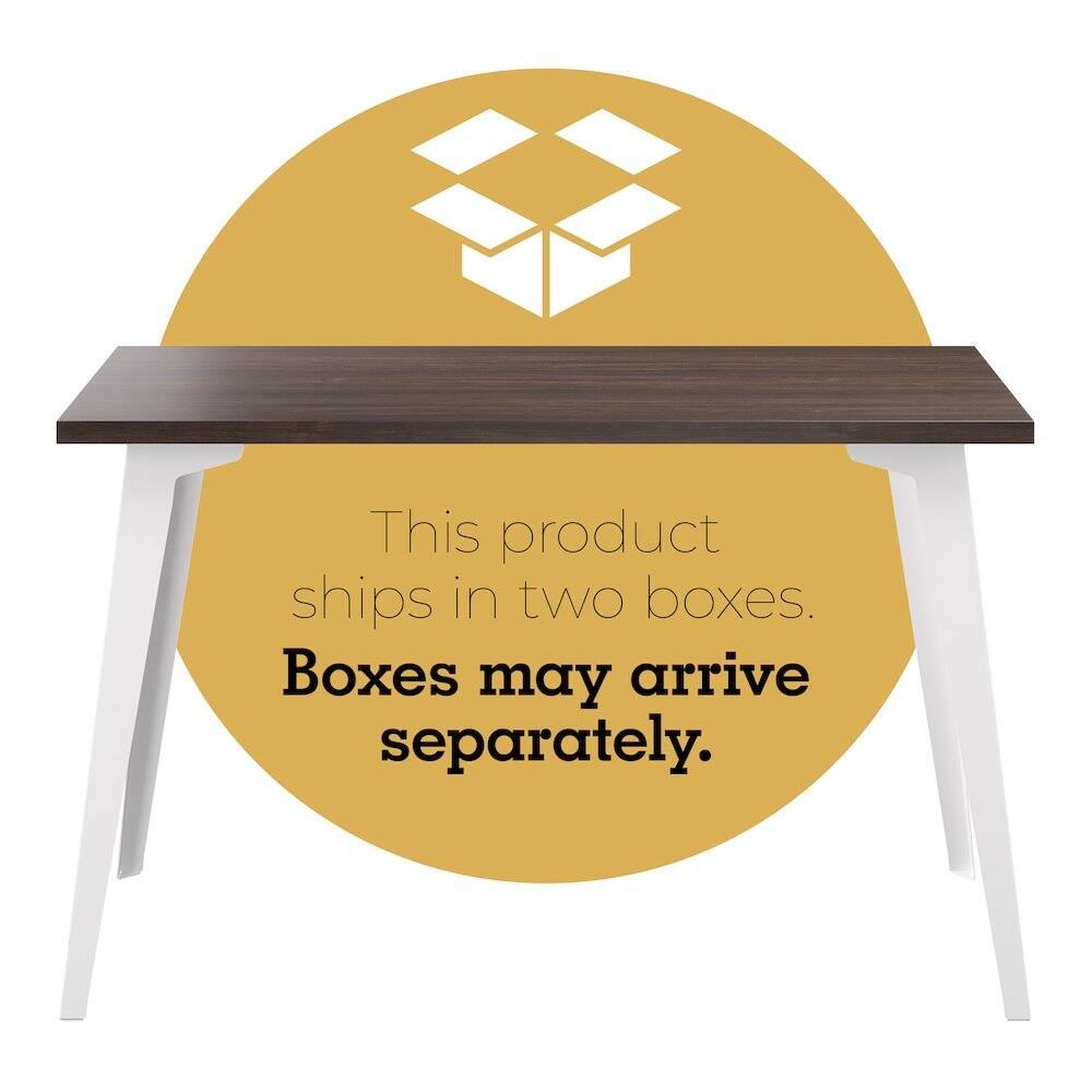 This product ships in two boxes. Boxes may arrive separately.