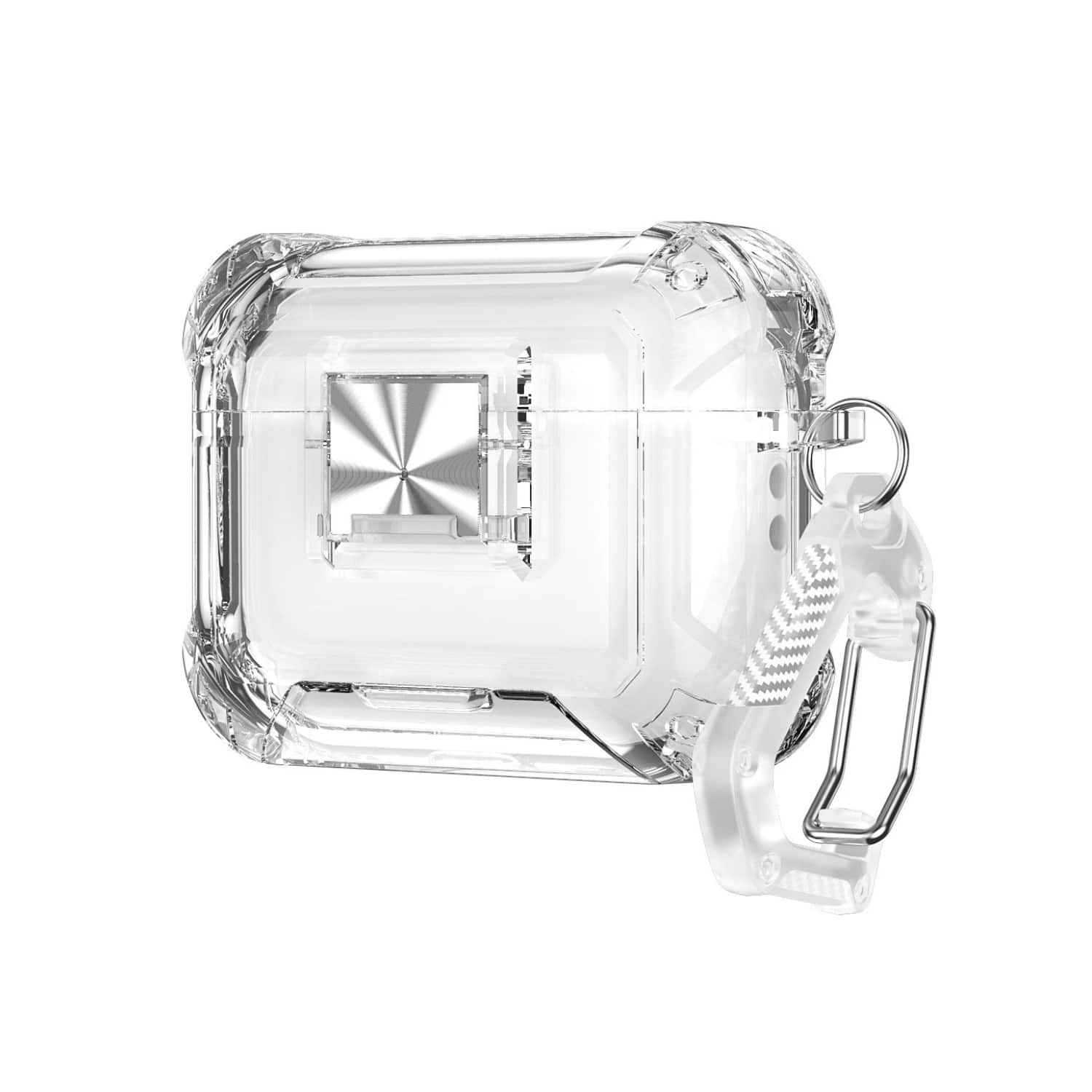 Stock Preferred - Shockproof Safety Lock Case for Apple AirPods Pro 3rd Generation (2025) - White