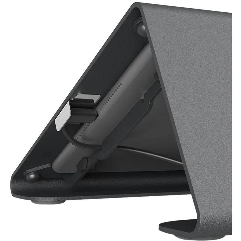 Alt View 4. Heckler Design - Heckler Design Meeting Room Console for iPad 10.2-inch - Black Gray - Black Gray.