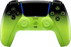 Front. Sony Interactive Entertainment - Sony Interactive Entertainment - DualSense Wireless Controller for PS5, PC, Mac & Mobile - Remix Green.