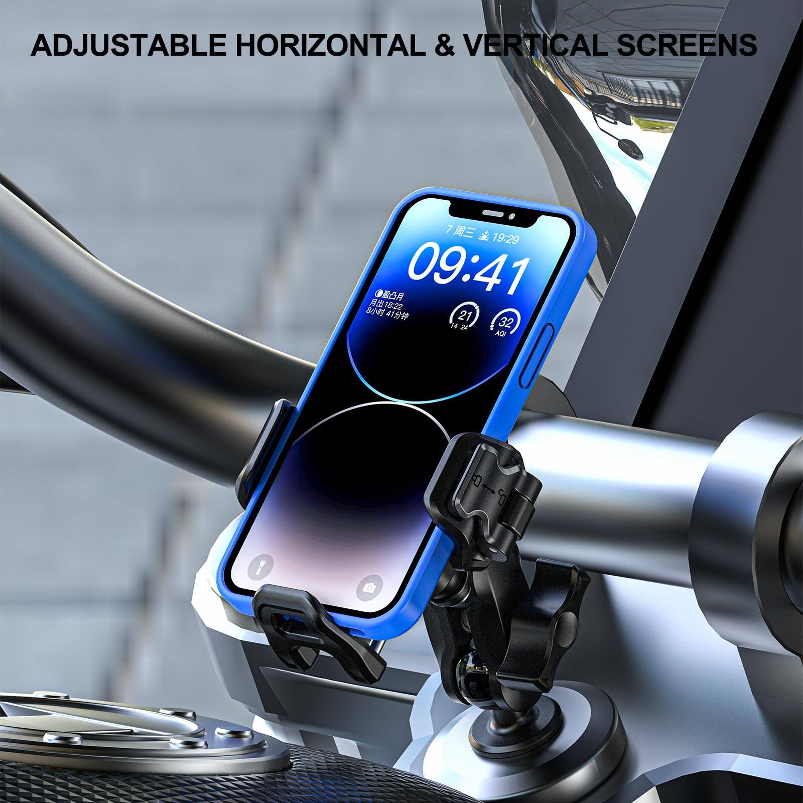 ADJUSTABLE HORIZONTAL & VERTICAL SCREENS

7 19:29
09:41
18:22
41 21 Te 24 32 AG 0 0 I