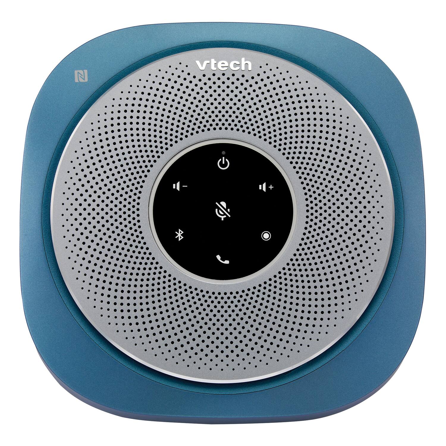 Back. VTech - Bluetooth Conference Speaker with Smart NFC Connect - Blue.