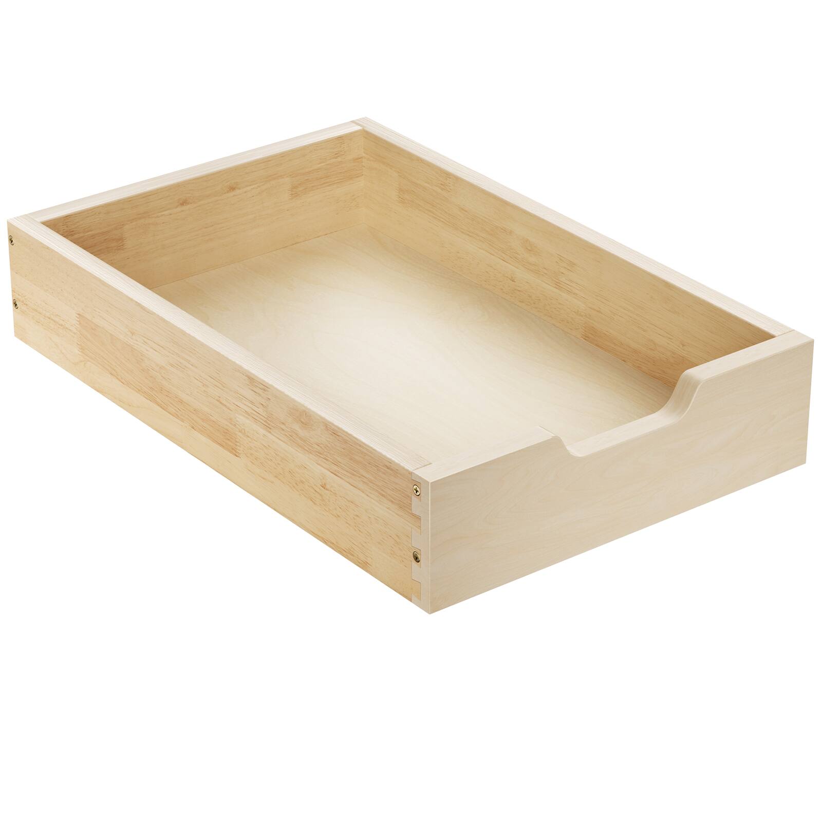 Front. LOVMOR - Pull Out Cabinet Organizer with Soft Close 13.5-W x 21-in D Cabinet Drawers Slide Out for Kitchen Base Cabinet - Wood.