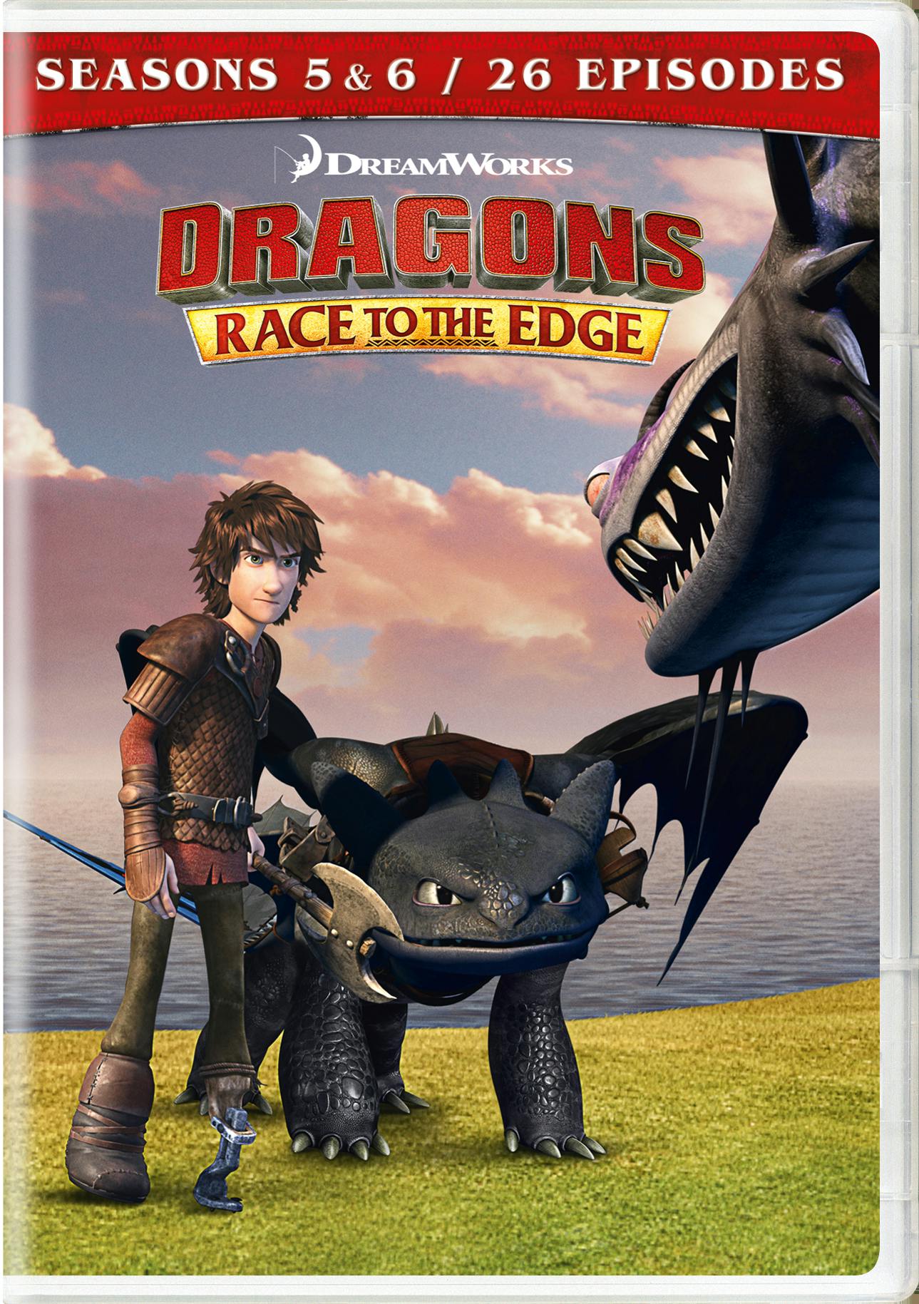 Front. Dragons: Race to the Edge - Seasons 5 & 6 [DVD].