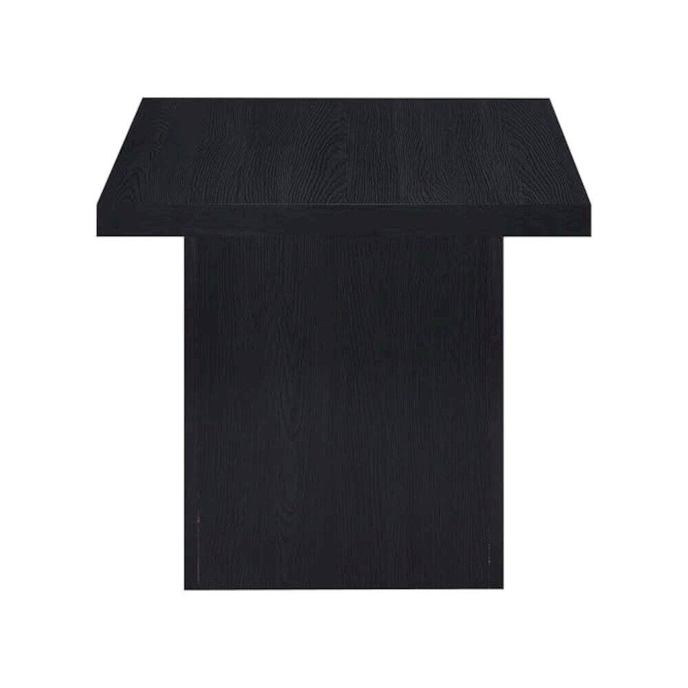 Alt View 4. Coaster Co. of America - Max 2-piece Rectangular Coffee and End Table Set Black - Black.