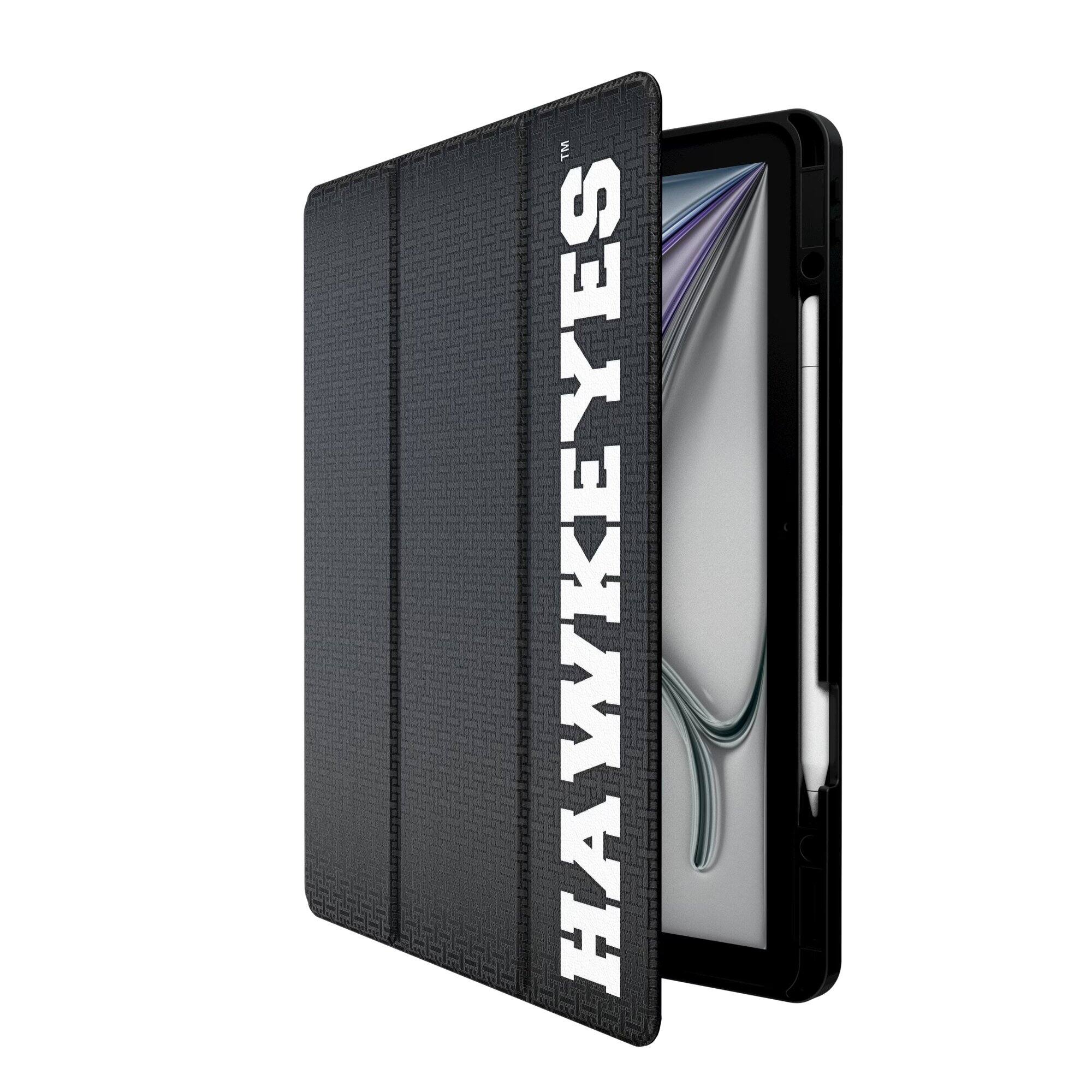 Alt View 1. Keyscaper - Iowa Hawkeyes iPad Case - 13in Pro M4 - Black.