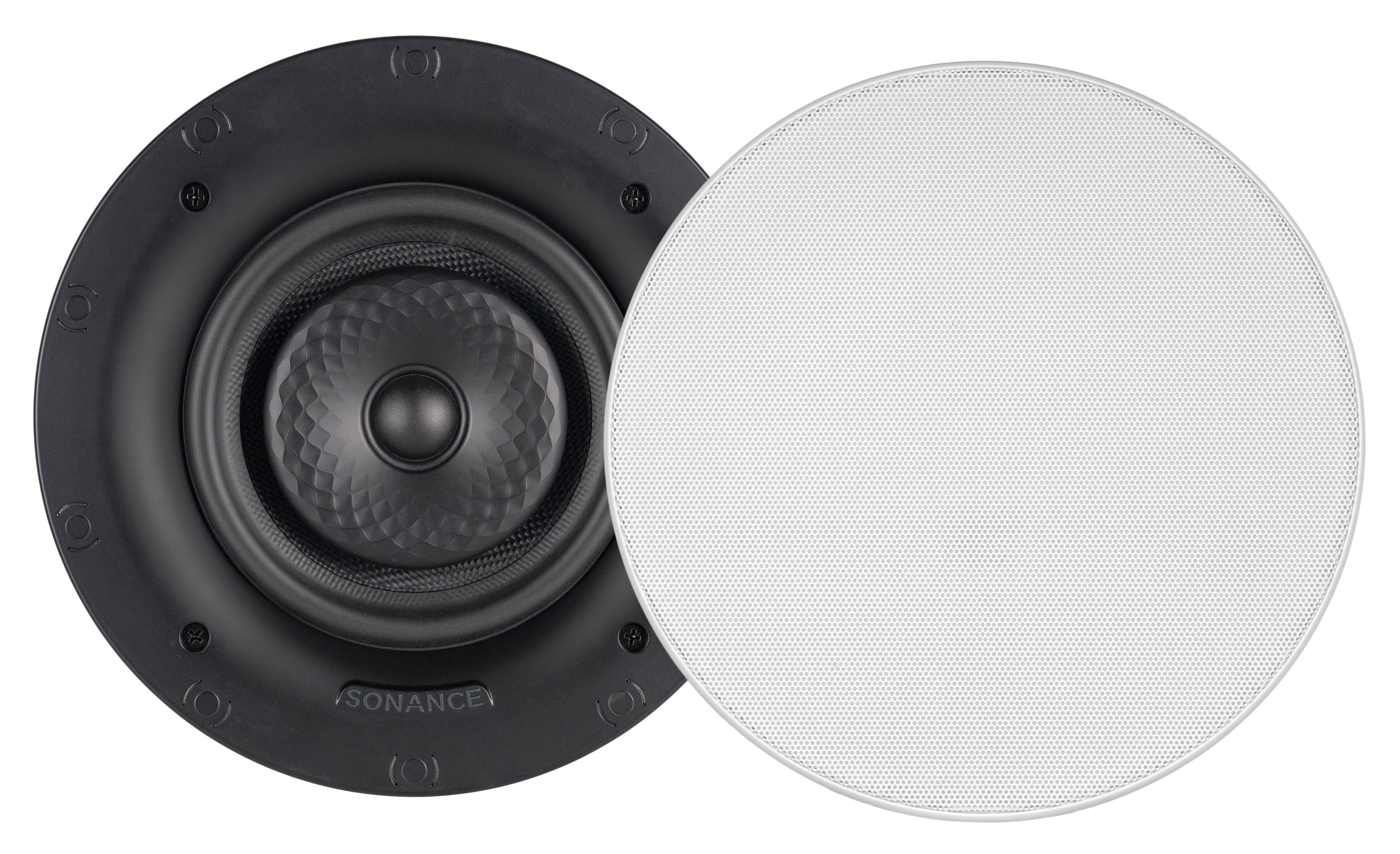 Sonance - VX62R TL SINGLE SPEAKER - Visual Experience Series 6.5" 2-Way Thinline In Ceiling Speaker (Each) - Paintable White