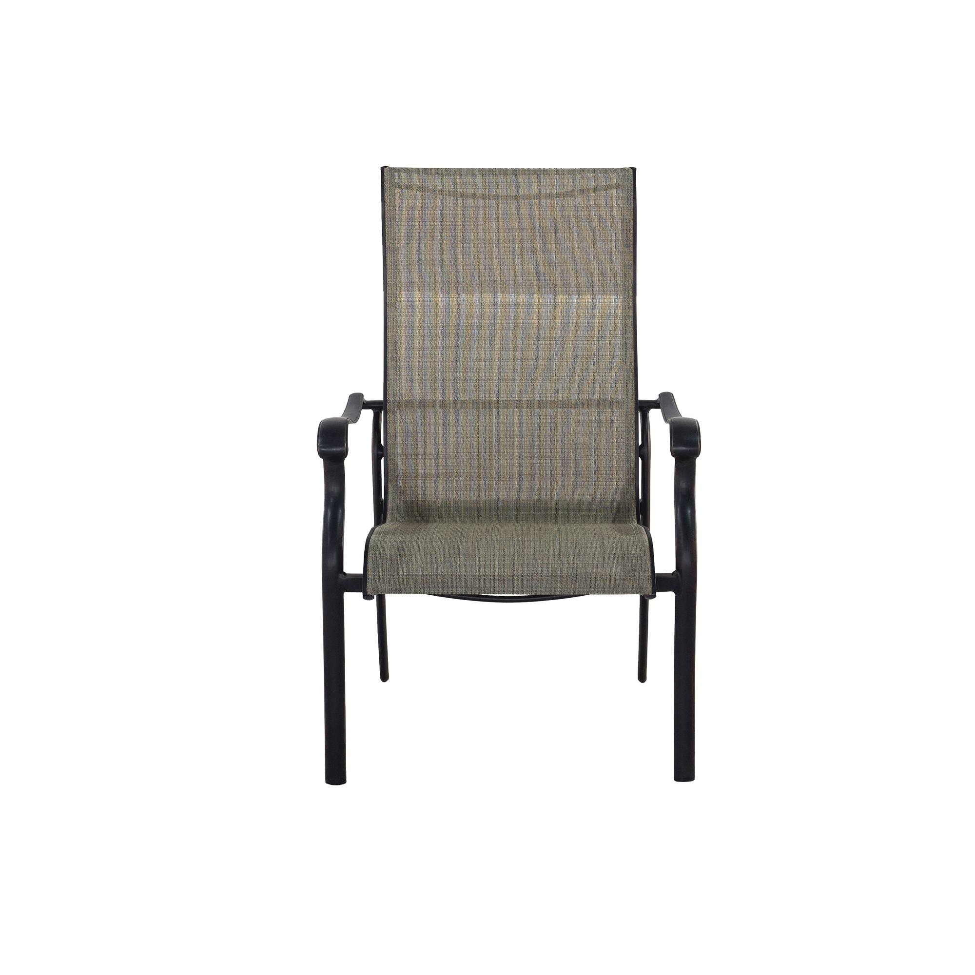 Angle. Mondawe - 4-Piece Outdoor Chair Set with Ergonomic Design - Bronze.