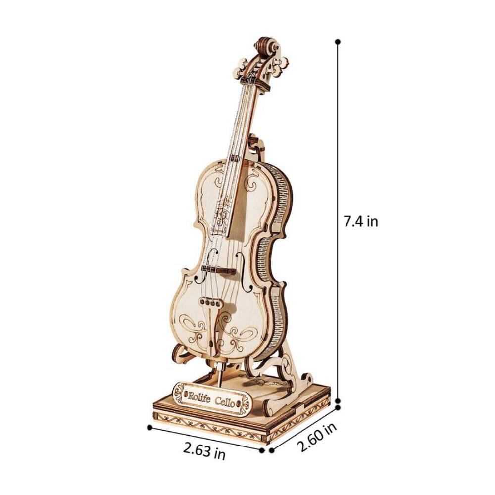 7.4 in  
Rolife Cello  
2.63 in  
2.60 in
