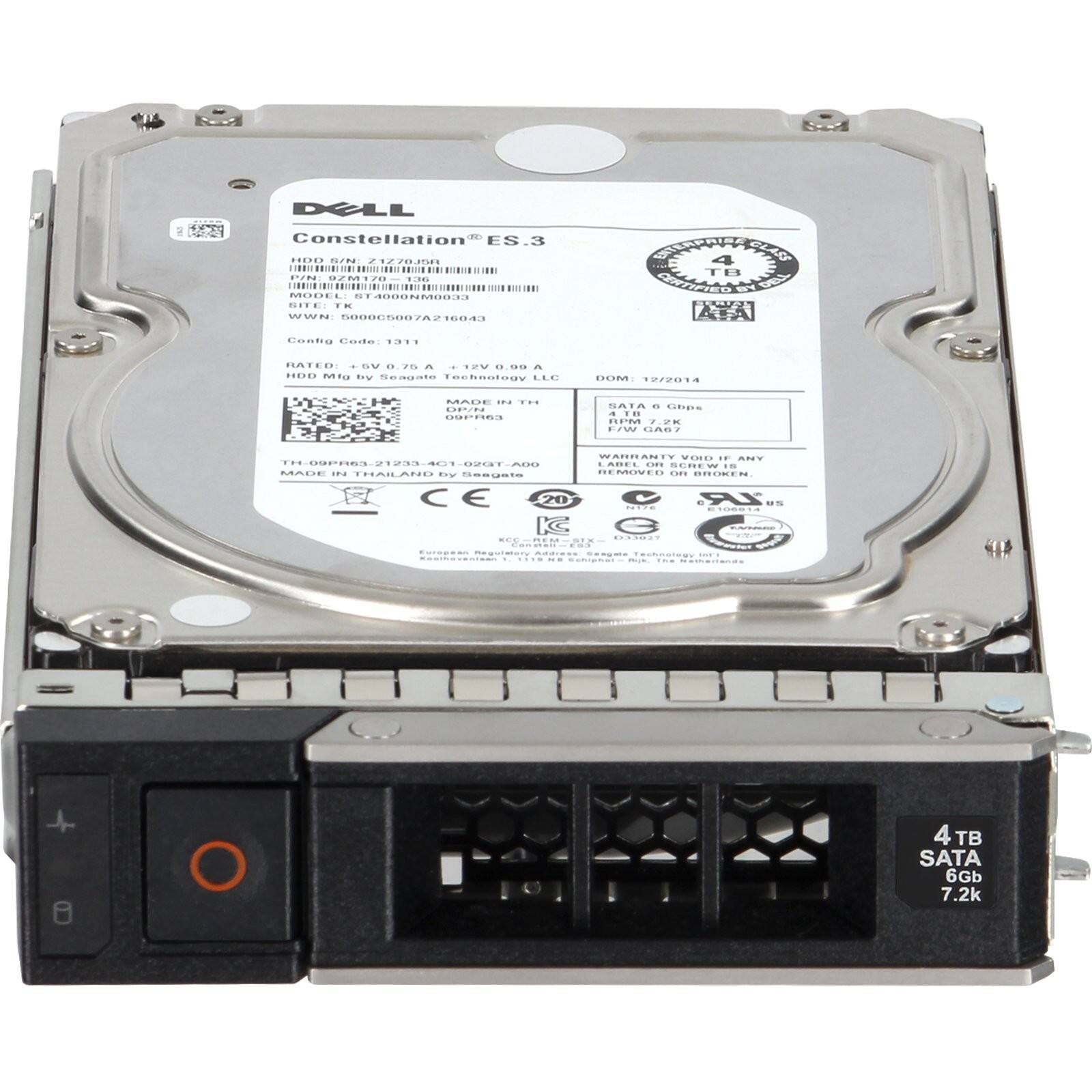 DELL Constellation ES.3  
11 DELL Constellation ES.3  
DOM: 12/2014  
SATA 6 Gbps  
RPM 7.2k  
F/W GAD7  
HDD Mfg by Seagate Technology LLC  
MADE IN TH  
Warranty Void If Removed or Screw Is Removed  
Wwn: 5000C5007A216043  
Config Code: 1311  
11 DELL Constellation ES.3  
11 DELL Constellation ES.3  
DOM: 12/2014  
SATA 6 Gbps  
RPM 7.2k  
F/W GAD7  
HDD Mfg by Seagate Technology LLC  
MADE IN TH  
Warranty Void If Removed or Screw Is Removed  
Wwn: 5000C5007A216043  
Config Code: 1311  
11 DELL Constellation ES.3  
11 DELL Constellation ES.3  
DOM: 12/2014  
SATA 6 Gbps  
RPM 7.2