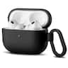 Ornarto - Compatible with AirPods Pro 3 Case, Full Protective Vegan Leather Cover with Front LED Visible - Midnight Black