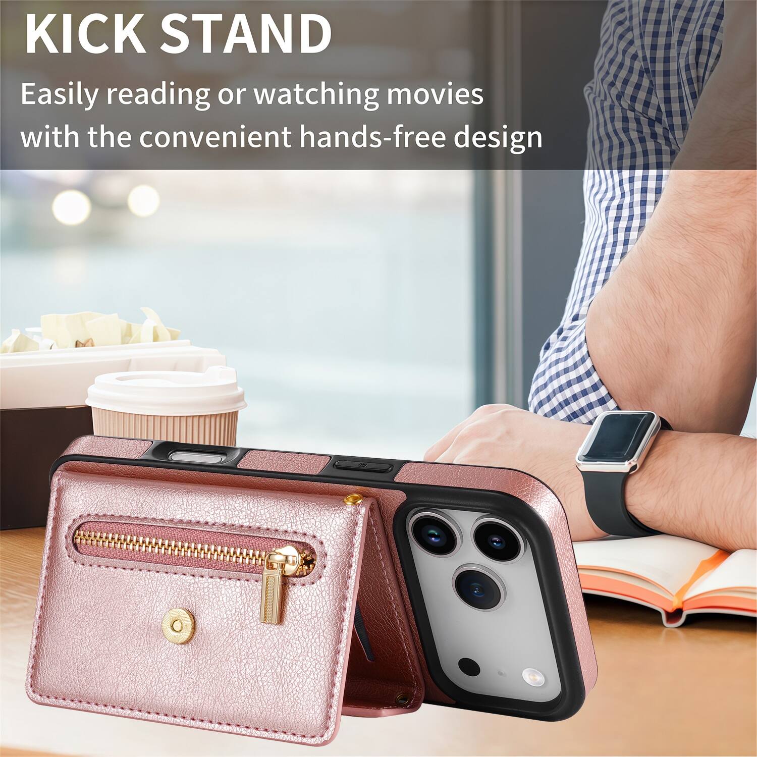 KICK STAND

Easily reading or watching movies with the convenient hands-free design