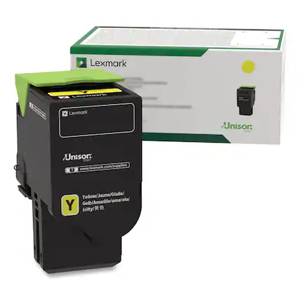 Lexmark Unison Toner
Yellow/Jaune/Giallo/
Gelb/Amarillo/amarelo/
Zółty/黄色
www.lexmark.com/supplies
